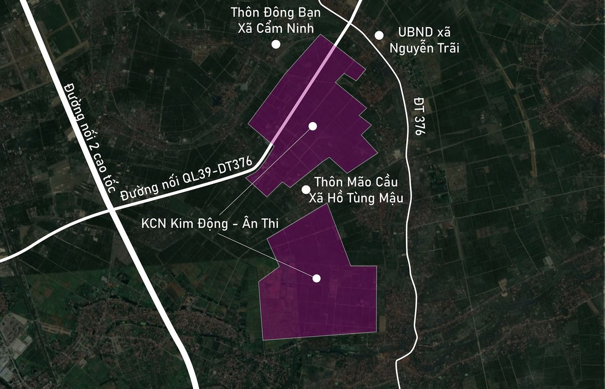 KCN Ân Thi I Hưng Yên: Vị Trí, Quy Hoạch & Cơ Hội Đầu Tư Mới Nhất - Phối cảnh toàn cảnh KCN Ân Thi I Hưng Yên: Vị Trí